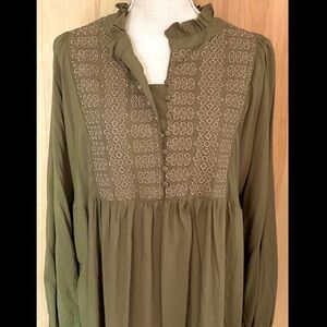 Laurel Grey Dress NWT Boho